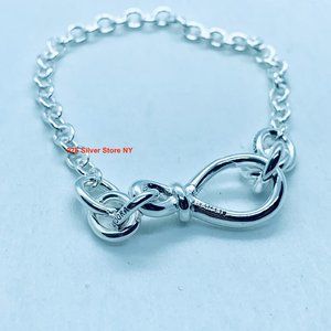 Pandora CHUNKY INFINITY KNOT Chain Bracelet